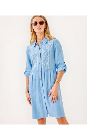Shaela Dress - Jacaranda Blue