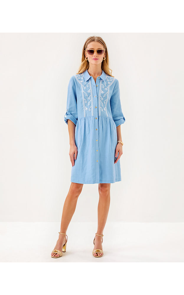 Shaela Dress - Jacaranda Blue