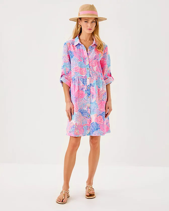 Shaela Dress - Multi Roar of The Seas