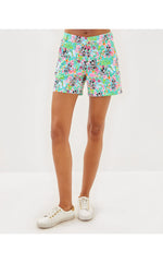 Lilly Hearts Disney 5" Callahan Mid Rise Short - Multi - Lilly Hearts Disney