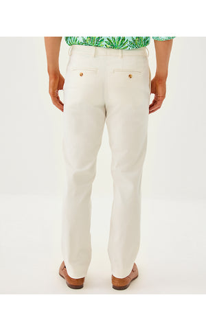 Men's Stuff 34" Mizner Stretch Pant - Coconut