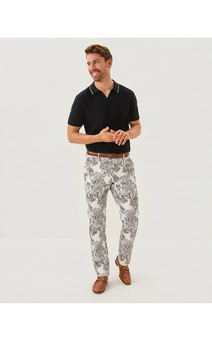 Men's Stuff 34" Mizner Stretch Pant - Coconut PB Anniversary Toile