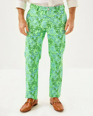 Men's Stuff 34" Mizner Stretch Pant - Cool Mint Catchin Rays