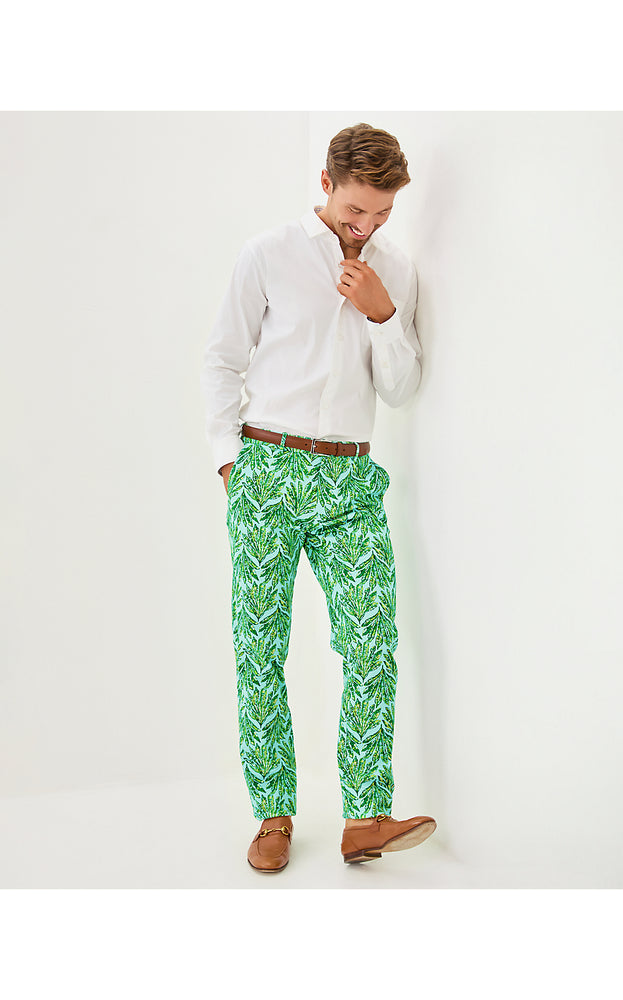 Mens Stuff 34" Mizner Stretch Pant - Kitts Green Shady Babe