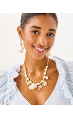 Summer Serenade Charm Necklace - Gold Metallic