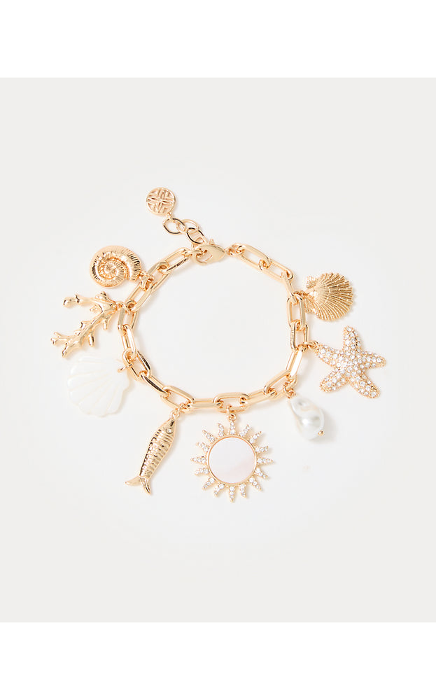 Summer Serenade Charm Bracelet - Gold Metallic