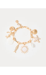 Summer Serenade Charm Bracelet - Gold Metallic