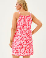 Kyleigh Dress - Cane Coral Crab Collab