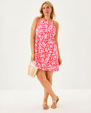 Kyleigh Dress - Cane Coral Crab Collab