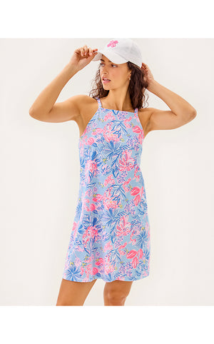 Kyleigh Dress - Multi Elephant Splash