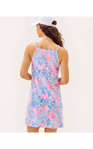 Kyleigh Dress - Multi Elephant Splash