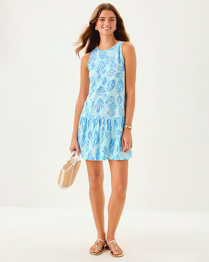 Dixi Dress - Fresh Water Blue Cool As Shell