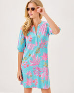 Colson Dress - Multi Royal Coral