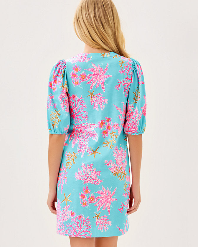 Colson Dress - Multi Royal Coral