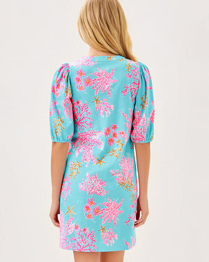 Colson Dress - Multi Royal Coral
