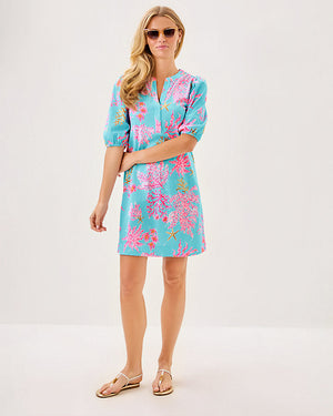 Colson Dress - Multi Royal Coral