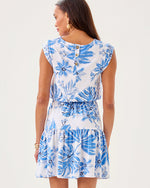 Danville Dress- Resort White Jet Set Jungle