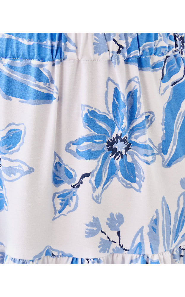 Danville Dress- Resort White Jet Set Jungle