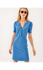 Teagan Shift Dress - Sunwashed Blue
