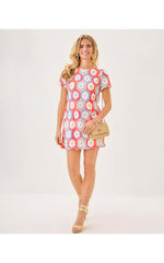 Leyla Shift - Cane Coral Daisy Hex Crochet