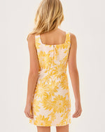 Albright Shift Dress - Resort White Via Sunny Jacquard