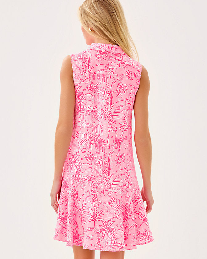 Ellowyn Linen Dress - Conch Shell Pink Penny's Playground