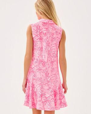 Ellowyn Linen Dress - Conch Shell Pink Penny's Playground