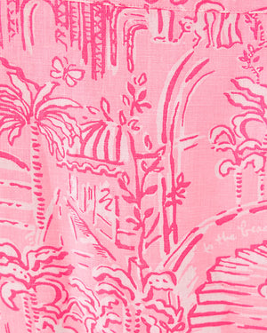 Ellowyn Linen Dress - Conch Shell Pink Penny's Playground