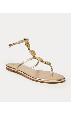 Dylann Sandal - Gold Metallic