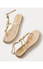 Dylann Sandal - Gold Metallic