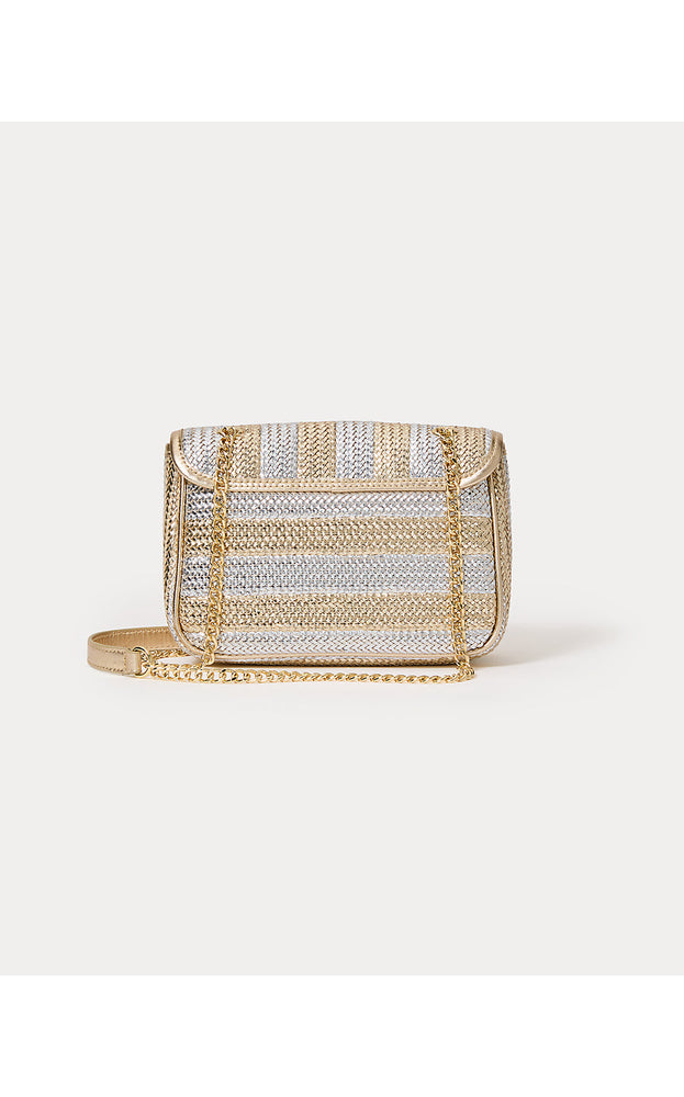 Cora Crossbody Bag - Gold Metallic X Silver Metallic