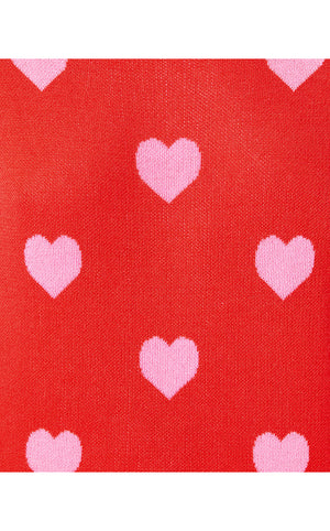 Tensley Sweater - Rococo Red Heart Jacquard