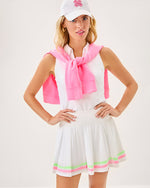 Luxletic 15" Cosmina High Rise Pleated Skort - Resort White
