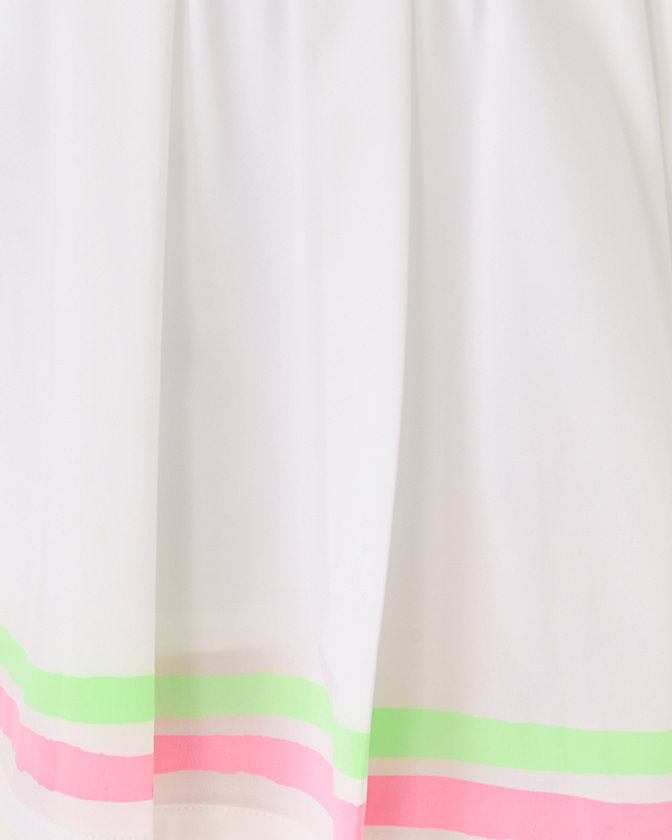 Luxletic 15" Cosmina High Rise Pleated Skort - Resort White
