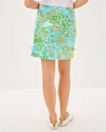 UPF 50+ Luxletic Monica Bow Skort - Fresh Water Blue Sunbathers Bliss Golf