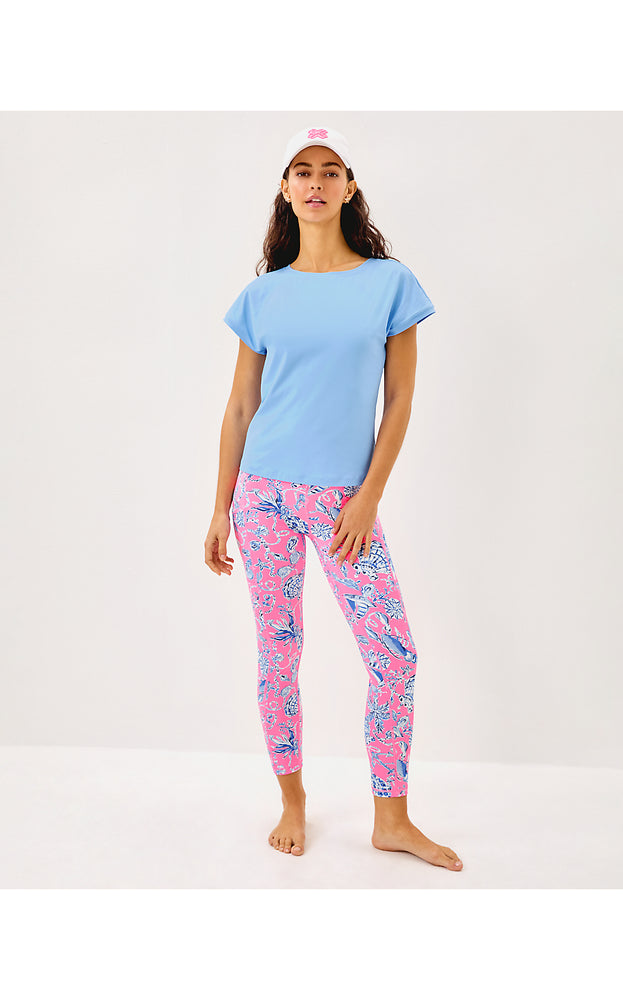 UPF 50+ Luxletic Glenna Active Tee - Jacaranda Blue