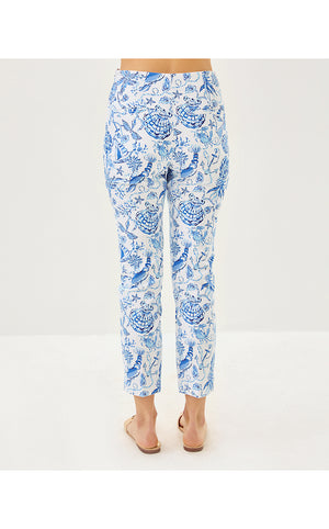 27" Nancee High Rise Crop Pant - Resort White Barefoot Beachcombers