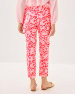 27" Nancee High Rise Crop Pant - Sunbaked Cane Coral Crab Collab