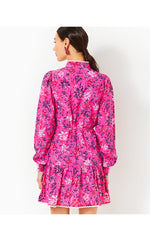 Arletta Dress - Passion Fruit Pink - Giraffic Park