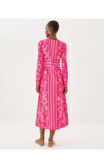Zelena UPF 50+ Dress - Sun Shell Pink Big Party Engineered ChillyLilly