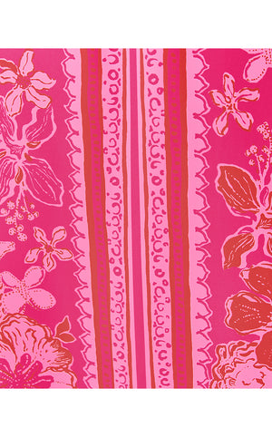 Zelena UPF 50+ Dress - Sun Shell Pink Big Party Engineered ChillyLilly