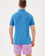 Men's Stuff Aarons Polo - Sunwashed Blue