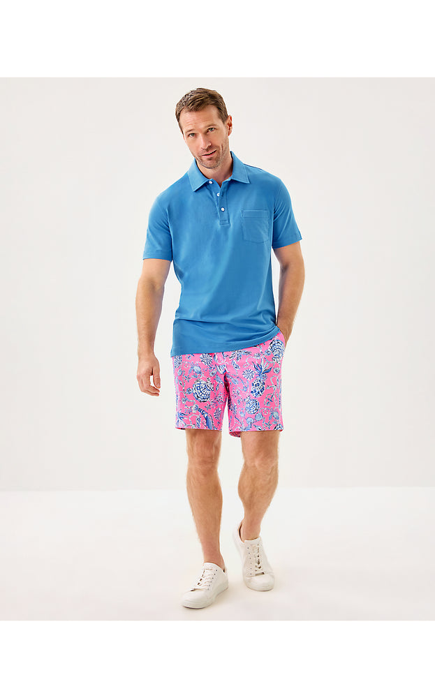 Men's Stuff Aarons Polo - Sunwashed Blue
