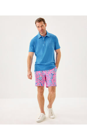 Men's Stuff Aarons Polo - Sunwashed Blue