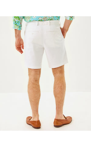 8" Men's Stuff Volk Stretch Short - Resort White