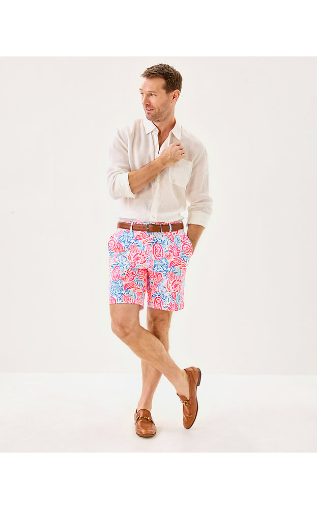 8" Men's Stuff Volk Stretch Short - Resort White Lil Sun Sea Sand