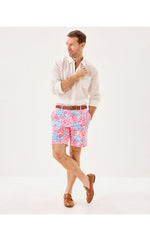 8" Men's Stuff Volk Stretch Short - Resort White Lil Sun Sea Sand
