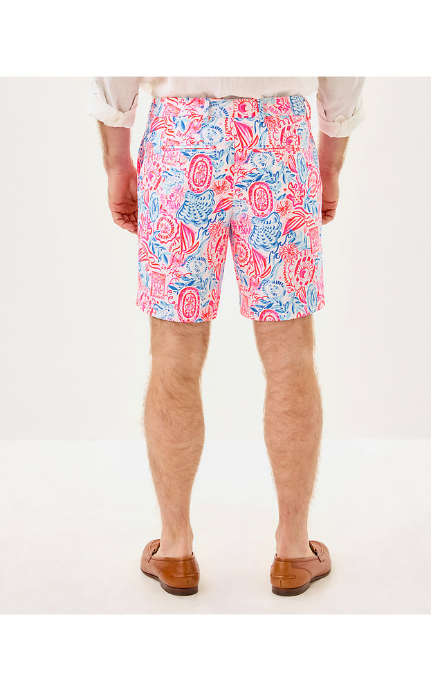 8" Men's Stuff Volk Stretch Short - Resort White Lil Sun Sea Sand