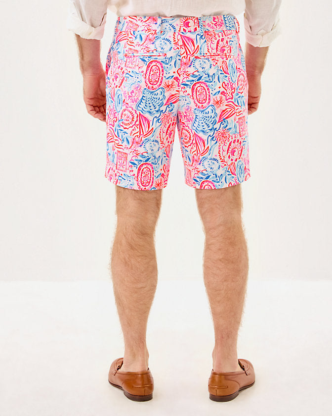 Men's Stuff 8" Volk Stretch Short - Resort White Lil Sun Sea Sand
