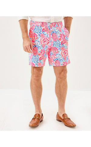 8" Men's Stuff Volk Stretch Short - Resort White Lil Sun Sea Sand
